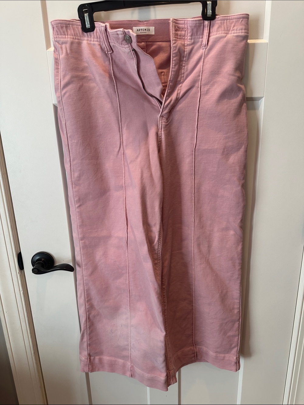 Wide Leg Pants in Dusty Pink